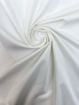Cotton White Gabardine Fabric