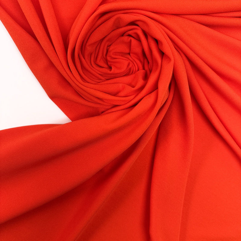 Viscose Elastane Knitted Fabric Orange