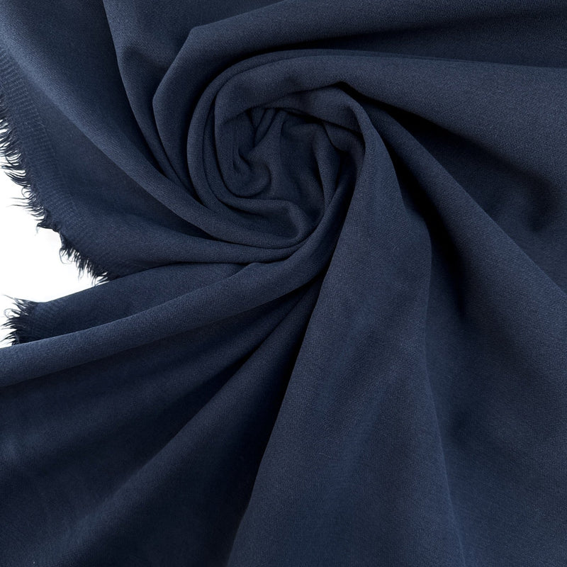 Cotton Stretch Pile Fabric Blue