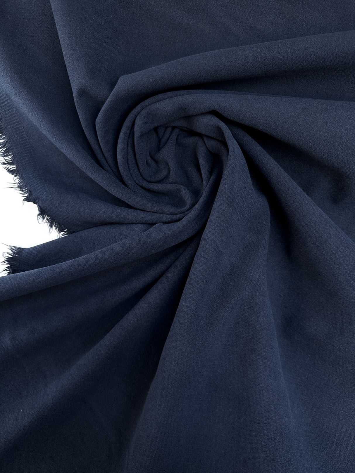 Cotton Stretch Pile Fabric Blue