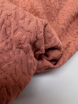 Pink Polyamide Elastane Knitted Fabric