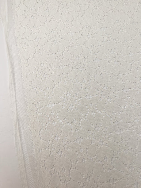 Cotton Guipure Lace White
