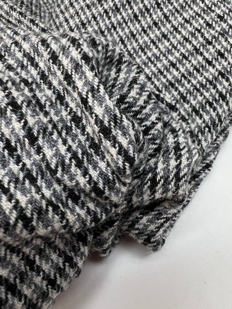 Wool Tweed White Shade Fabric
