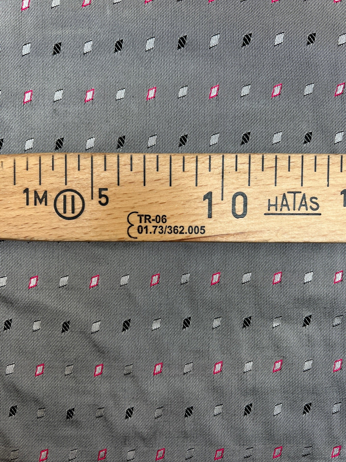 Viscose Jacquard Gray Pink Fabric