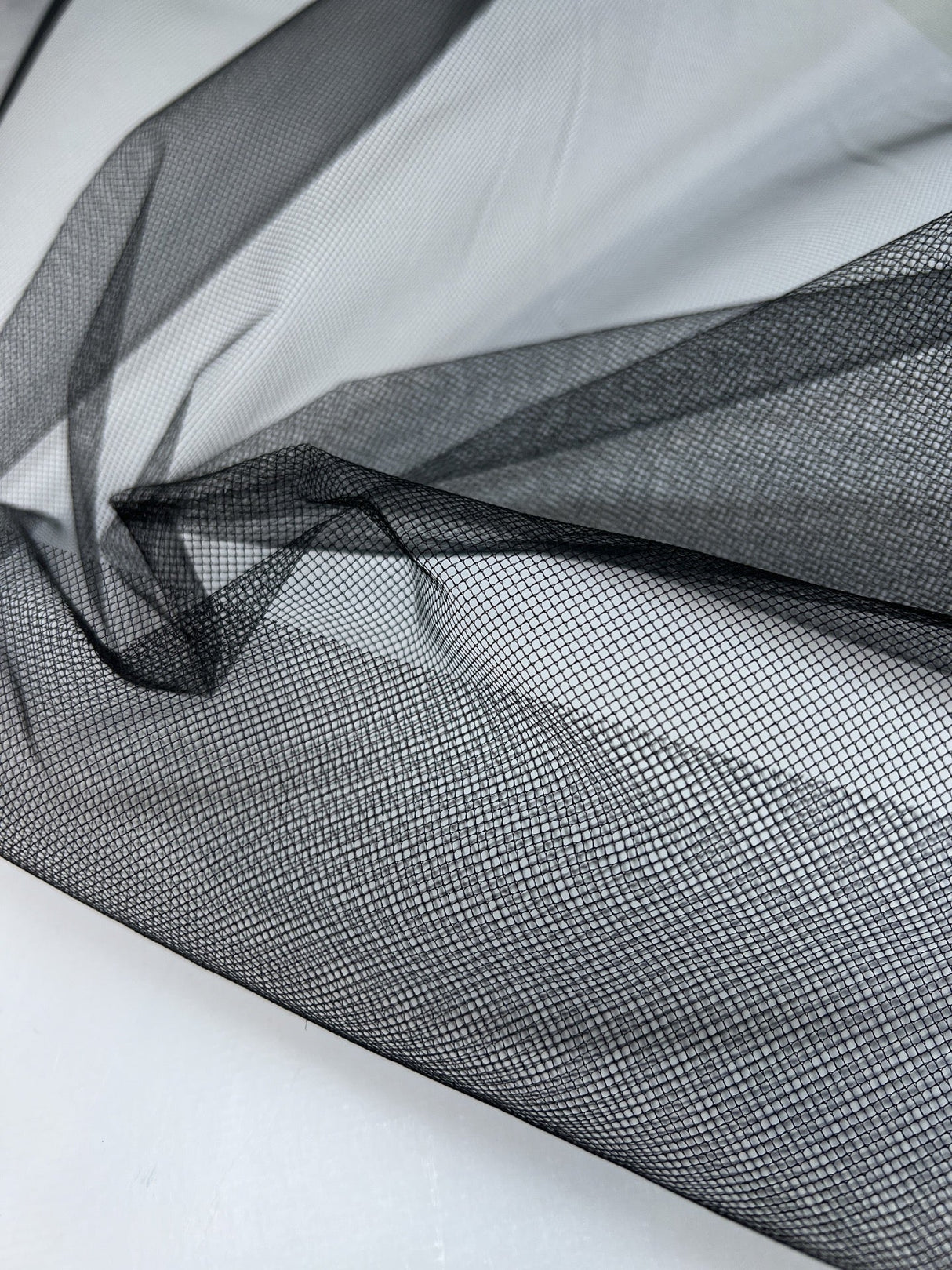 Black Polyamid Mesh Fabric