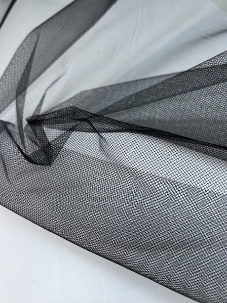 Black Polyamid Mesh Fabric