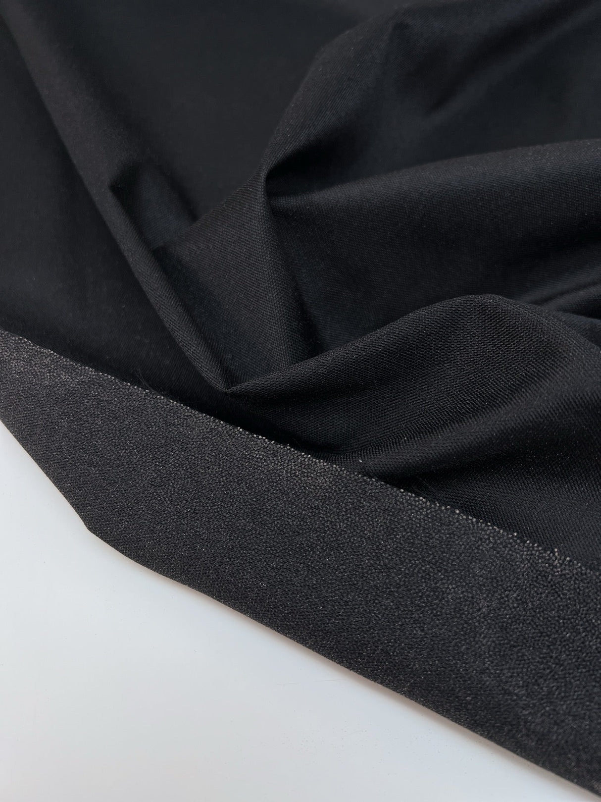 Black Polyamide Interlining Fabric