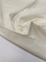 Cotton Poplin White Shade Stretch