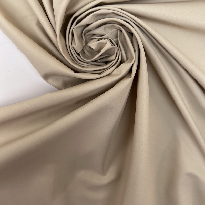 Cotton Polyamid Woven Gray Beige