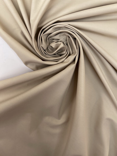 Cotton Polyamid Woven Gray Beige