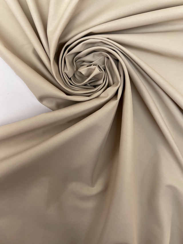 Cotton Polyamid Woven Gray Beige