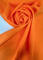 Orange Twill Suit Fabric Polyester Viscose Elastane