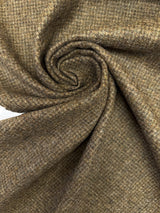 Wool Tweed Brown Green Shades