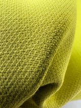Stretch Double Weave Polyester Viscose Yellow-Green