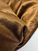 Lurex Changeant Melange Brown Fabric