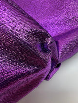 Purple Lurex Woven Stretch Warp