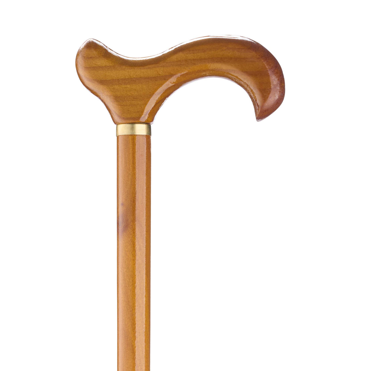 Wooden Cane with Derby Handle