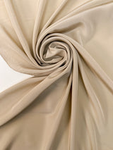 Beige Crepe Polyester Fabric