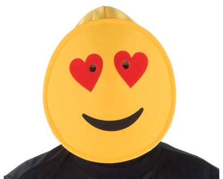 Smiling Hearts Emoji Mask