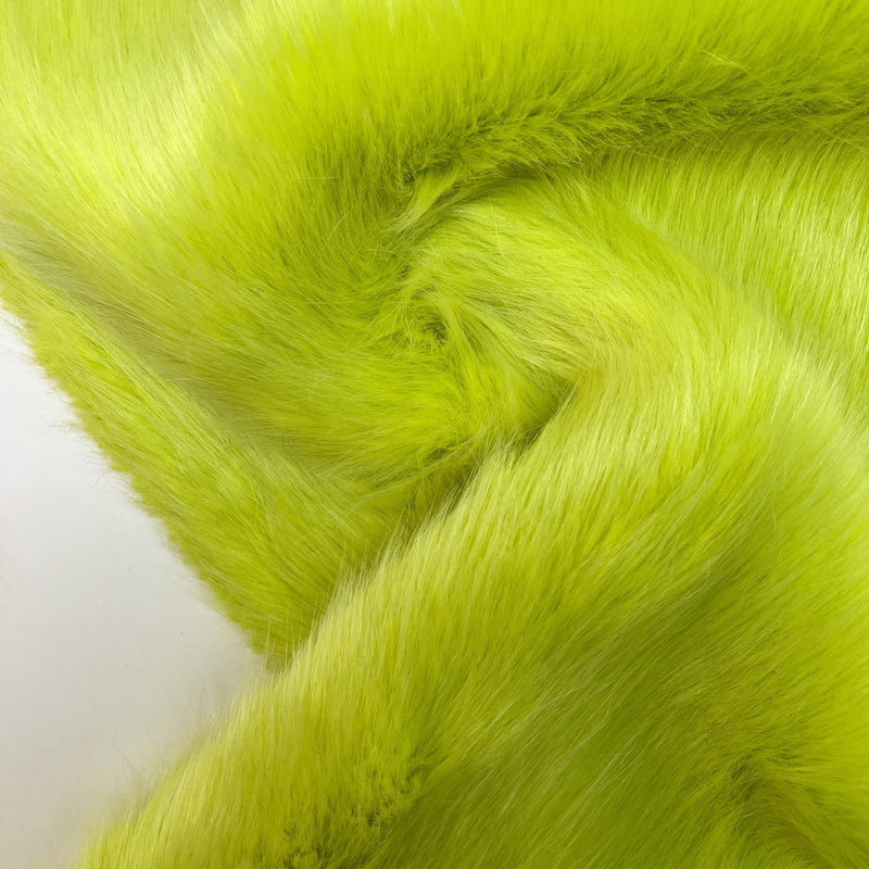 Faux Fur Acrylic Yellow Shade