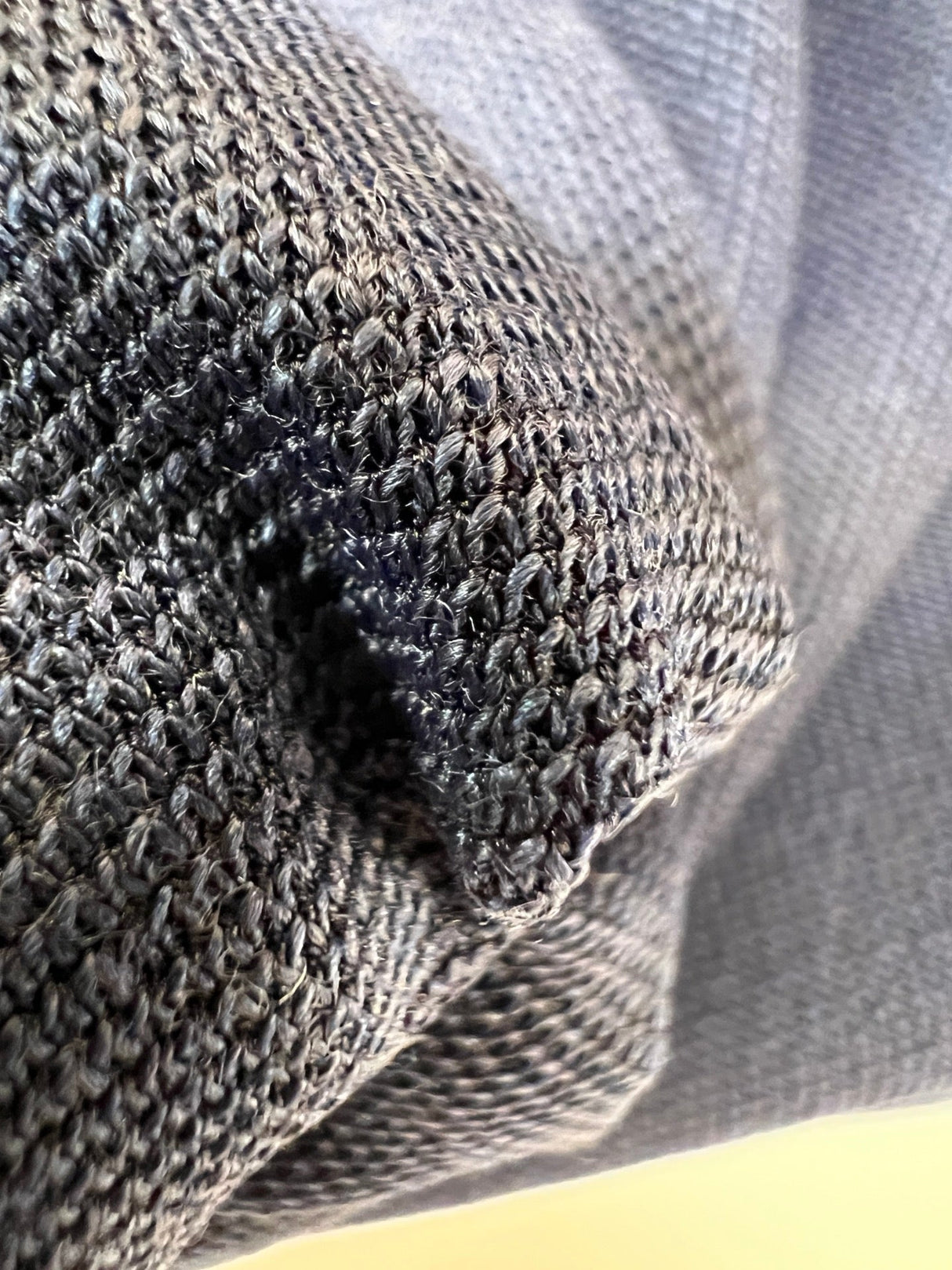 Wool Polyamide Elastane Knitted Fabric Blue