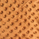 Minky Dimple Dot Faux Fur Fabric - 100 Percent Polyester, Embossed Dimple Dot, 60" Width (1 Yard)