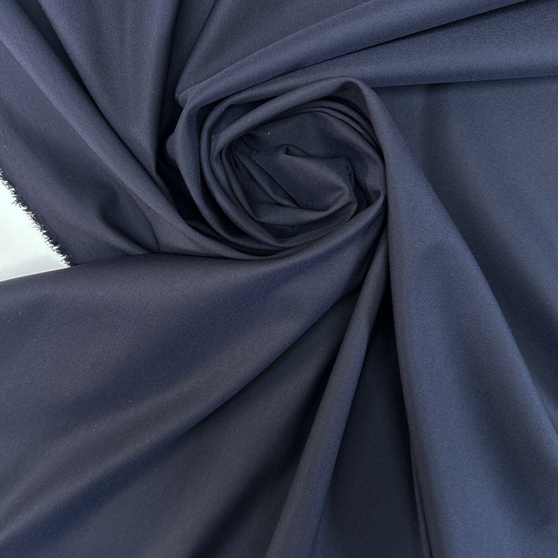 Purple Wool Polyamide Silk Twill