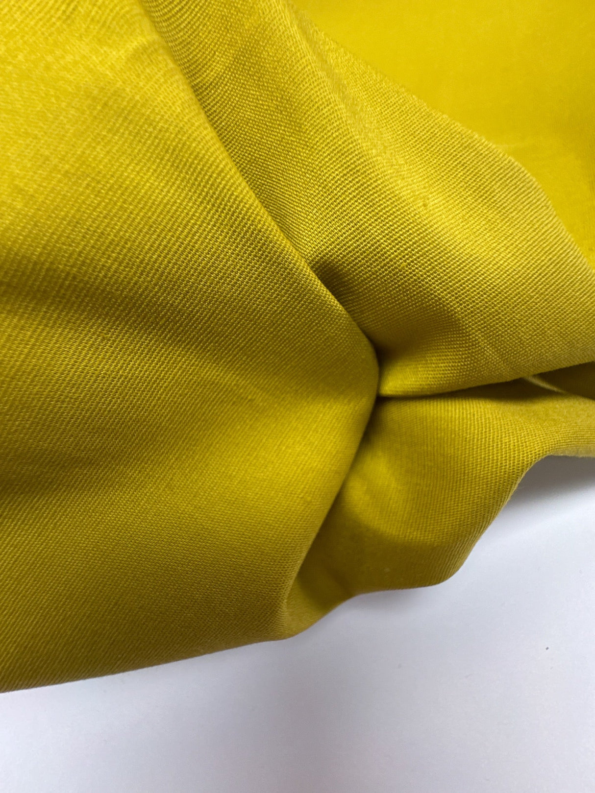 Viscose Elastane Woven Yellow-Green