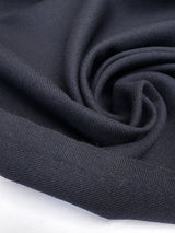 Black Wool Twill Fabric