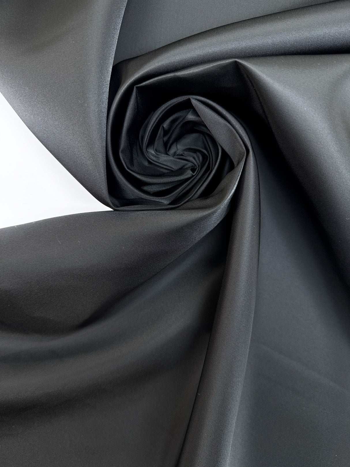 Black Polyamide Sateen