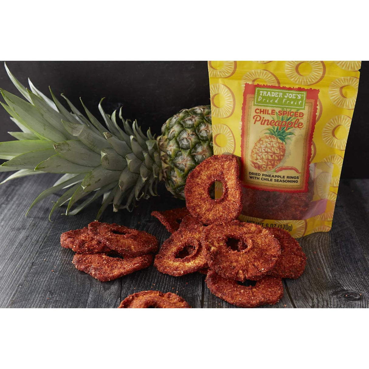 Trader Joe's Chile Spiced Pineapple Sweet & Spicy Snack 6 Oz