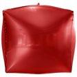 Foil Balloon 3D Cube Metallic Red