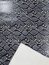 Calico Faux Snake Vinyl Fabric - 54" Width, Textured Snake Print (1 Yard)