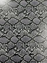 Calico Faux Snake Vinyl Fabric - 54" Width, Textured Snake Print (1 Yard)