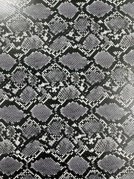 Calico Faux Snake Vinyl Fabric - 54" Width, Textured Snake Print (1 Yard)