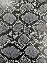 Calico Faux Snake Vinyl Fabric - 54" Width, Textured Snake Print (1 Yard)