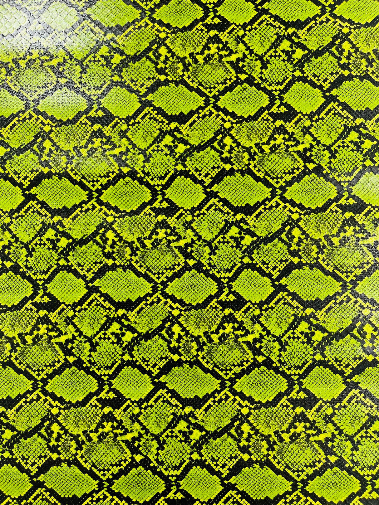 Calico Faux Snake Vinyl Fabric - 54" Width, Textured Snake Print (1 Yard)