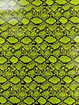 Calico Faux Snake Vinyl Fabric - 54" Width, Textured Snake Print (1 Yard)