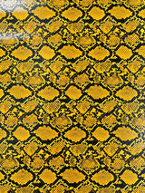 Calico Faux Snake Vinyl Fabric - 54" Width, Textured Snake Print (1 Yard)