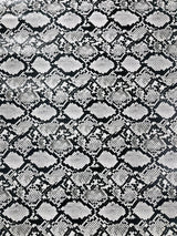 Calico Faux Snake Vinyl Fabric - 54" Width, Textured Snake Print (1 Yard)