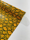 Calico Faux Snake Vinyl Fabric - 54" Width, Textured Snake Print (1 Yard)