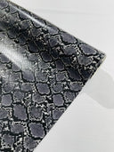 Calico Faux Snake Vinyl Fabric - 54" Width, Textured Snake Print (1 Yard)