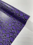 Calico Faux Snake Vinyl Fabric - 54" Width, Textured Snake Print (1 Yard)