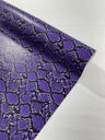 Calico Faux Snake Vinyl Fabric - 54" Width, Textured Snake Print (1 Yard)