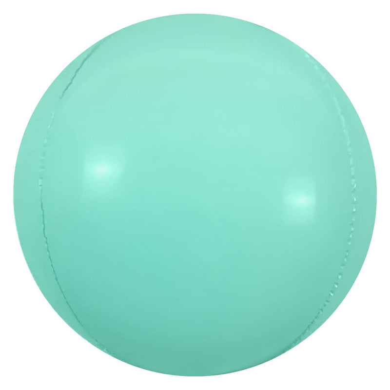 Plastic Balloon 3D Sphere Bahama Blue