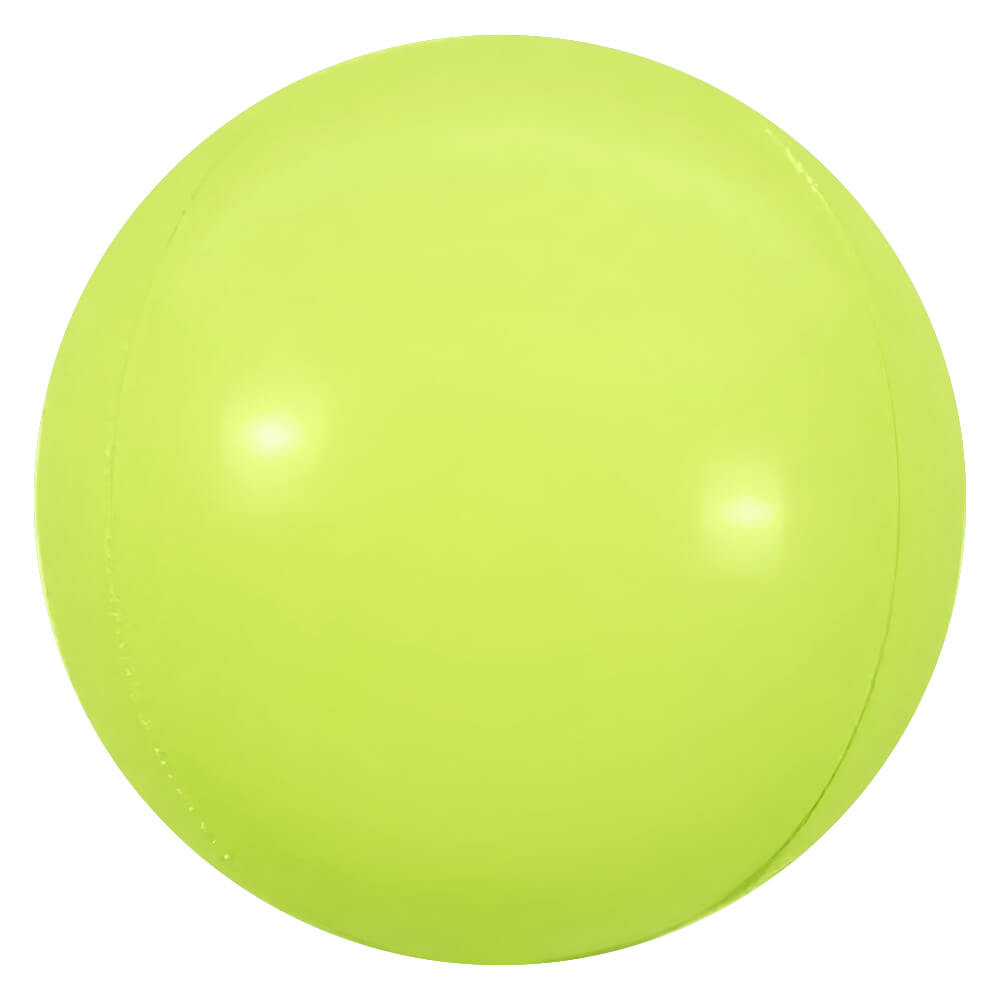 Plastic Balloon 3D Sphere Kiwi Green