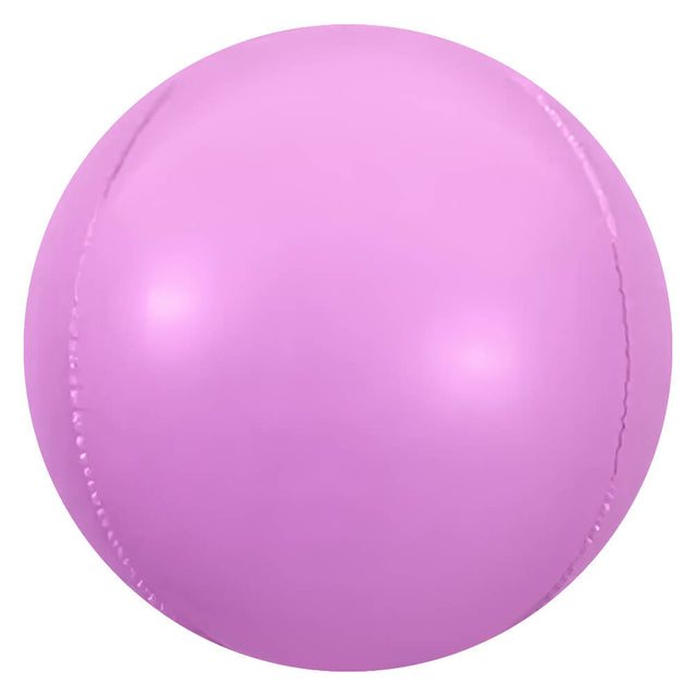 Plastic Balloon 3D Sphere Lavender