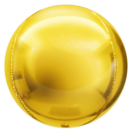 Foil Balloon 3D Sphere Metallic Gold