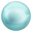Foil Balloon 3D Sphere Metallic Pastel Blue