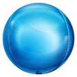 Foil Balloon 3D Sphere Metallic Sapphire Blue